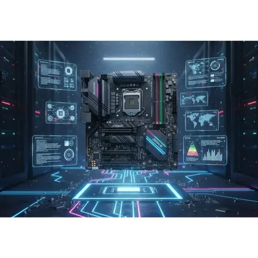Scheda Madre ASRock con design illuminato e specifiche avanzate per PC ad alte prestazioni