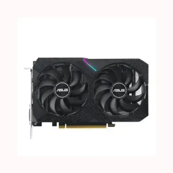 Scheda video ASUS con doppia ventola di raffreddamento nera per prestazioni elevate nel gaming