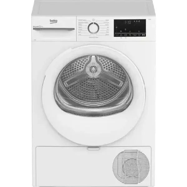 Asciugatrice Beko a pompa di calore con display digitale e diverse impostazioni di asciugatura