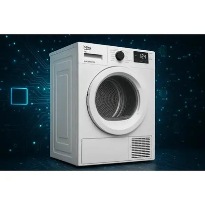 BEKO Asciugatrice bianca con tecnologia avanzata per un'asciugatura efficace e rapida