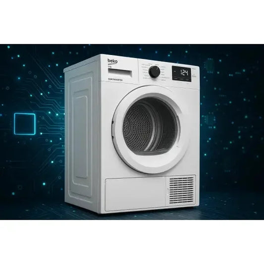 BEKO Asciugatrice bianca con tecnologia avanzata per un'asciugatura efficace e rapida
