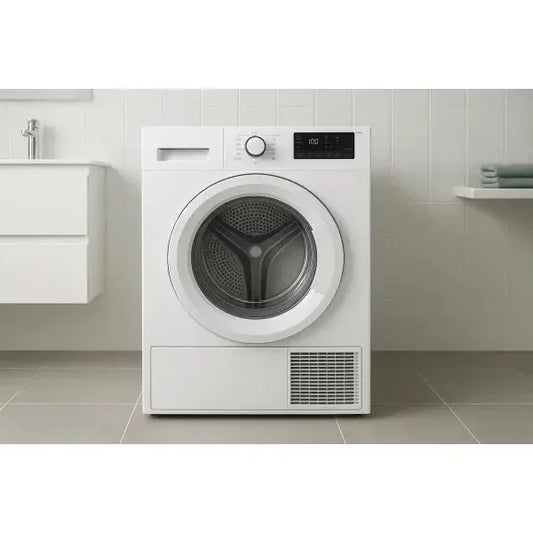 Asciugatrice Beko bianca con design moderno e tecnologia di asciugatura eficiente