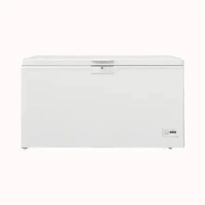 Congelatore BEKO bianco a pozzetto con chiusura ermetica e design compatto