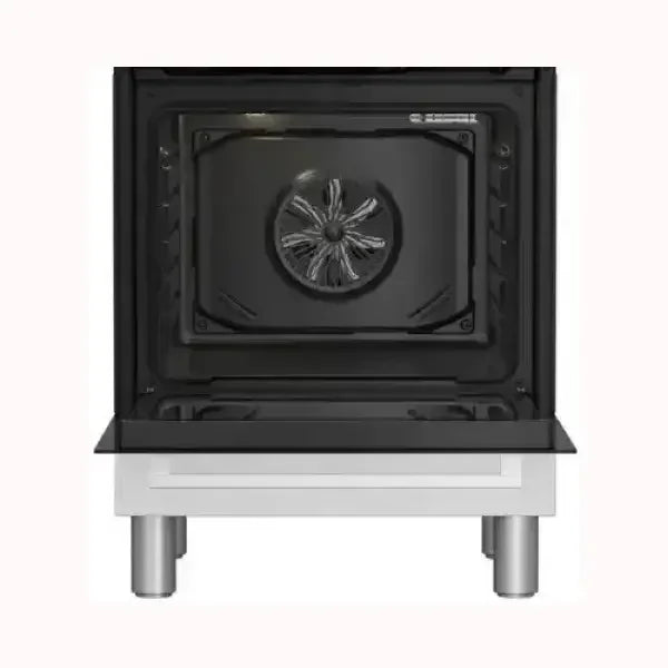 Forno BEKO da incasso con ventilatore interno e design moderno grigio e nero