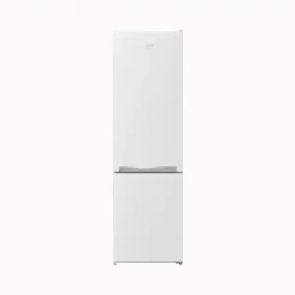 Frigorifero Beko bianco a doppia porta con congelatore inferiore e design moderno