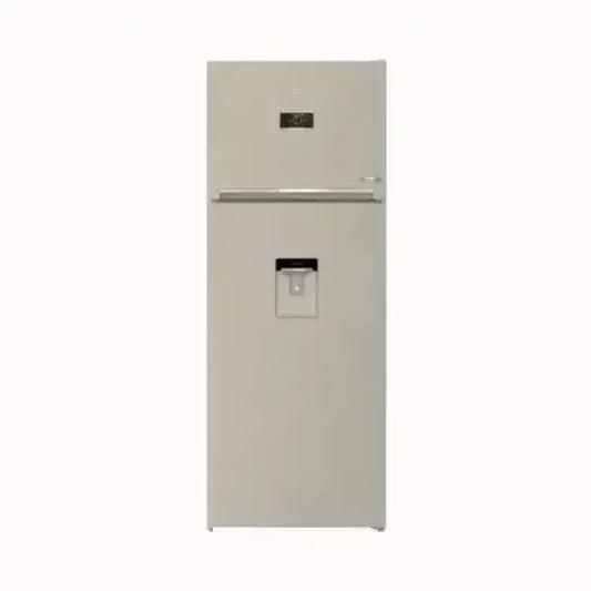 Frigorifero BEKO bianco con dispenser acqua e congelatore superiore moderno ed efficiente