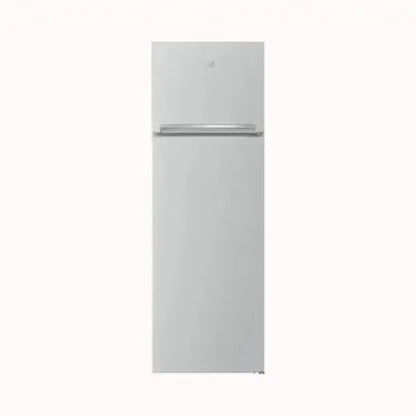 Frigorifero BEKO a doppia porta con design semplice e finitura bianca per la conservazione alimentare