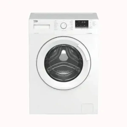 Lavatrice BEKO a carica frontale bianca con pannello digitale e manopola di selezione programmi