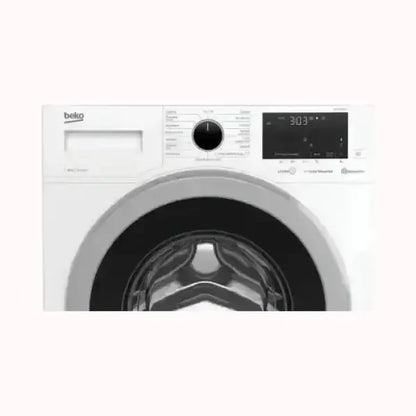 Beko lavatrice a carica frontale bianca con pannello digitale e manopola di selezione programmi