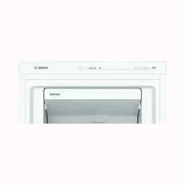 Congelatore BOSCH NoFrost bianco con controllo digitale e design compatto