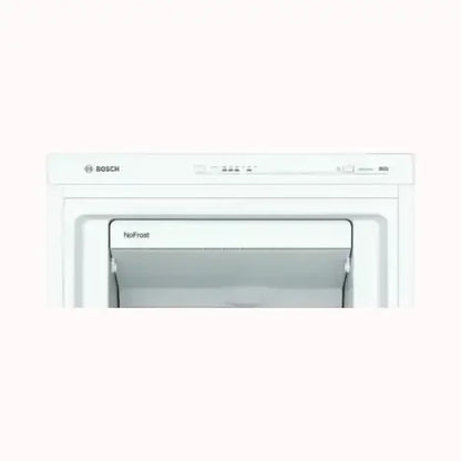 Congelatore BOSCH NoFrost bianco con controllo digitale e design compatto