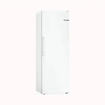 Congelatore verticale BOSCH bianco con maniglia integrata e design minimale