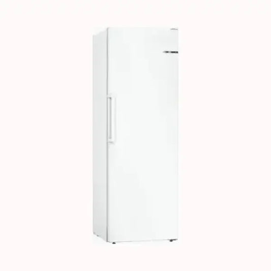 Congelatore verticale BOSCH bianco con maniglia integrata e design minimale