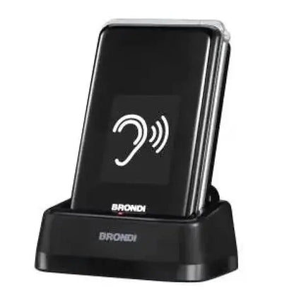 Brondi Amico, cellulare per anziani con dock di ricarica e funzione per non udenti