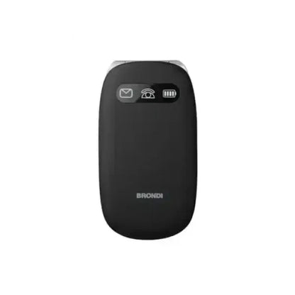 Telefono smartphone Brondi compatto con schermo e indicatori di batteria