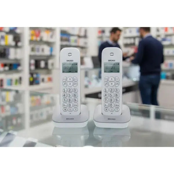 Telefono Cordless Brondi con display chiaro e tastiera ergonomica, ideale per ogni ambiente domestico