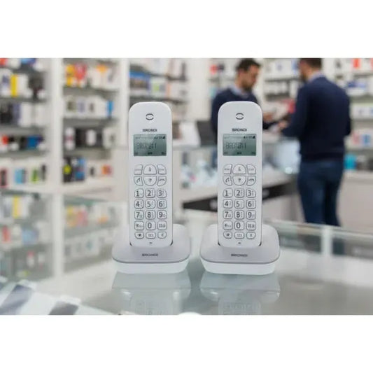 Telefono Cordless Brondi con display chiaro e tastiera ergonomica, ideale per ogni ambiente domestico