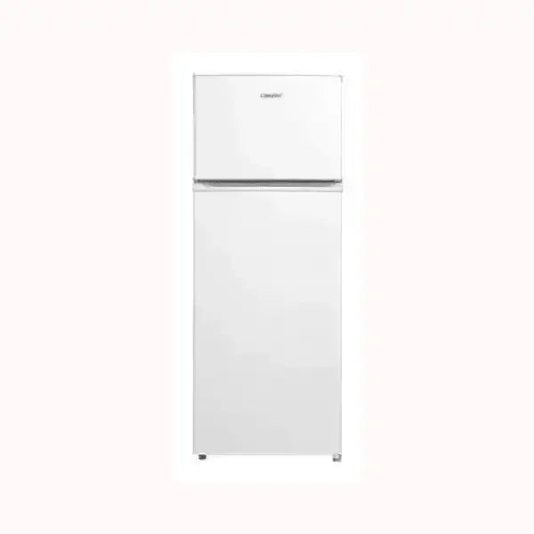 Frigorifero bianco COMFEE con congelatore superiore e design compatto per cucine moderne