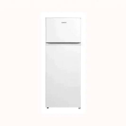 Frigorifero bianco COMFEE con congelatore superiore e design compatto per cucine moderne