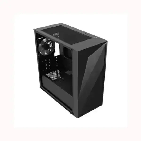 Case PC Cooler Master nero con pannello laterale in vetro temperato e ventola posteriore