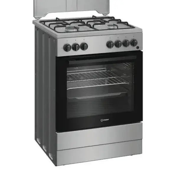 INDESIT CUCINA A GAS 4 BRUC.FORNO ELETTRICO 73LT 60x60 SILVER I6G3PMS