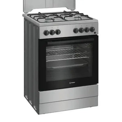 INDESIT CUCINA A GAS 4 BRUC.FORNO ELETTRICO 73LT 60x60 SILVER I6G3PMS