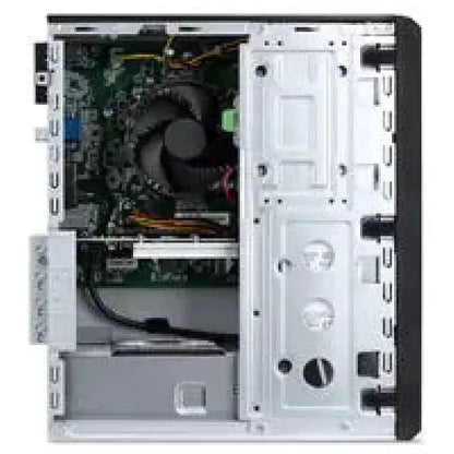 Interno di un ACER PC con ventola, scheda madre e componenti visibili per migliorare le prestazioni
