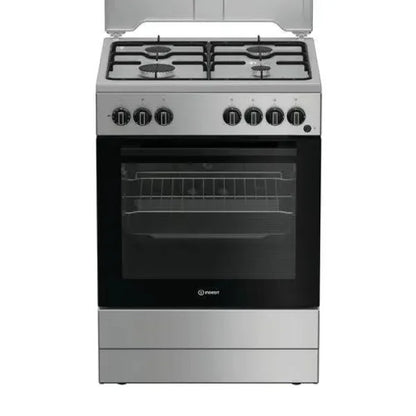 INDESIT CUCINA A GAS 4 BRUC.FORNO ELETTRICO 73LT 60x60 SILVER I6G3PMS