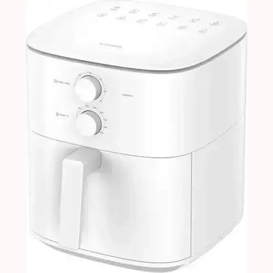 Friggitrice ad Aria Calda Xiaomi bianca con comandi manuali e design compatto per cucina moderna