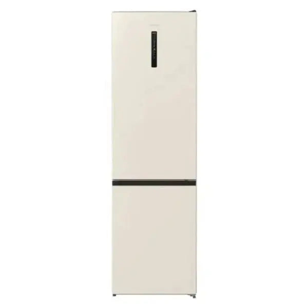 Frigorifero combinato Hisense in beige con design elegante e capacità spaziosa per conservare gli alimenti