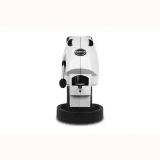 Macchina da caffè Didiesse Frog bianca con design compatto e base nera