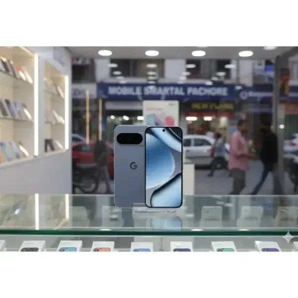 Smartphone Google Pixel 10 Pro con schermo touch e design elegante in vetrina