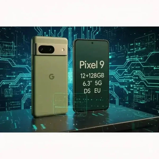 Google Pixel 9 Smartphone con 12GB di RAM e 128GB di memoria in un design moderno