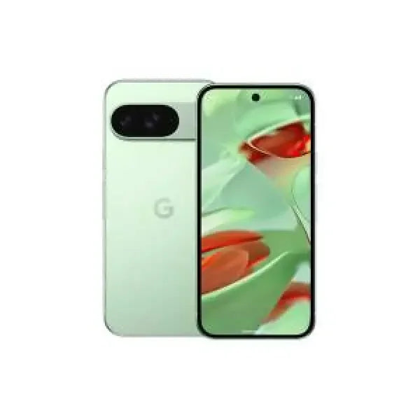 Smartphone Google Pixel 9 in verde con display grande e design elegante