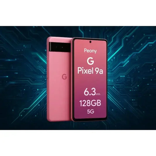 Smartphone Google Pixel 9a in Peony con display da 6,3 pollici e 128GB di memoria 5G