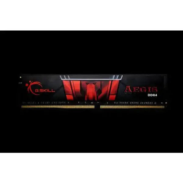 Memoria RAM G.SKILL DDR4 Aegis con design rosso e prestazioni elevate per il gaming