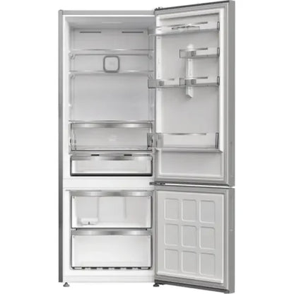 Frigorifero Hotpoint con doppia porta bianco e ampi scomparti interni per conservazione alimenti