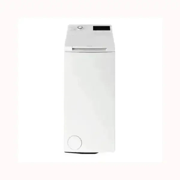 Lavatrice Hotpoint a carica dall'alto bianca con pannello di controllo digitale