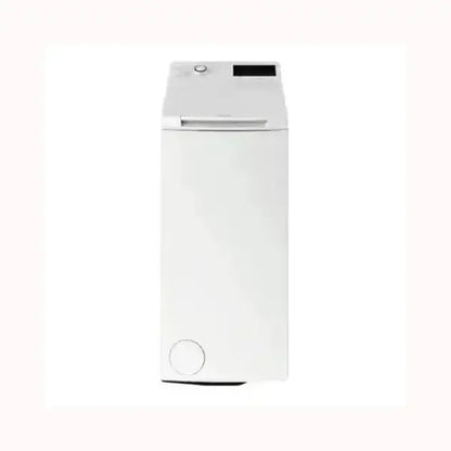 Lavatrice Hotpoint a carica dall'alto bianca con pannello di controllo digitale