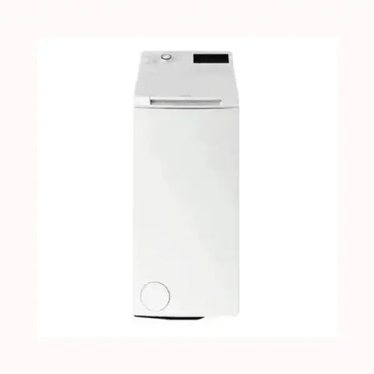 Lavatrice Hotpoint a carica dall'alto bianca con pannello di controllo digitale