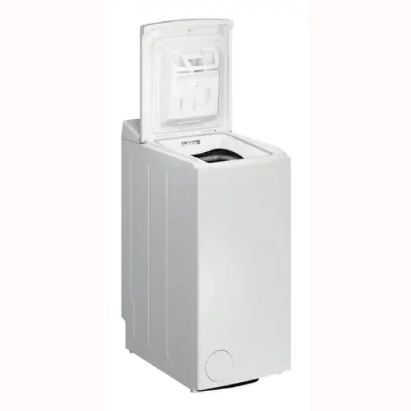 Lavatrice Hotpoint a carica dall'alto bianca con apertura sportello superiore