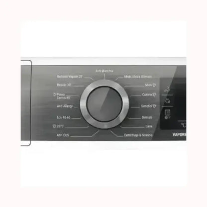 Pannello di controllo lavatrice HOTPOINT con selettore programmi e impostazioni varie