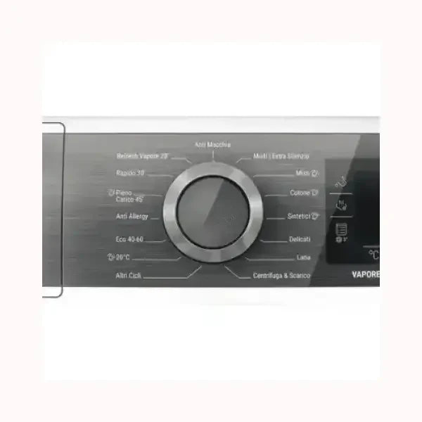 Pannello comandi lavatrice HOTPOINT con selettore programmi e impostazioni temperature