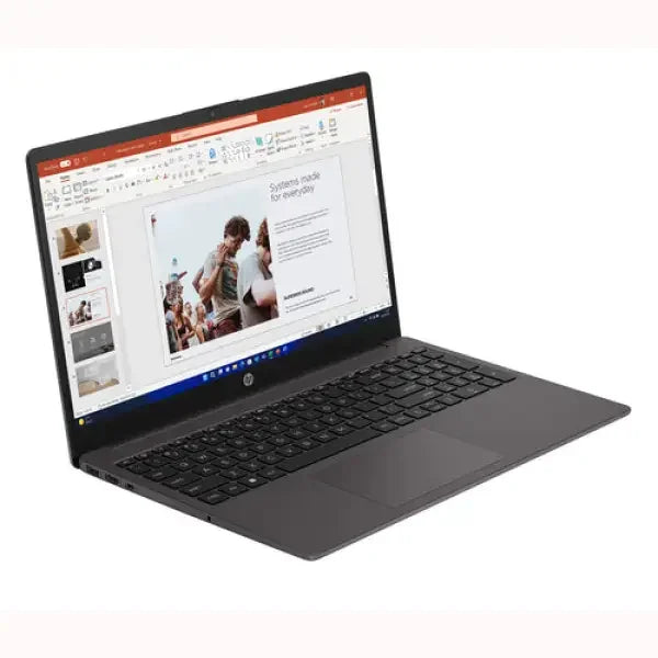 Notebook HP con schermo grande e design elegante, ideale per l'uso quotidiano