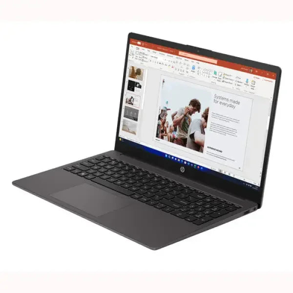 Notebook HP elegante con display grande e tastiera retroilluminata per produttività quotidiana