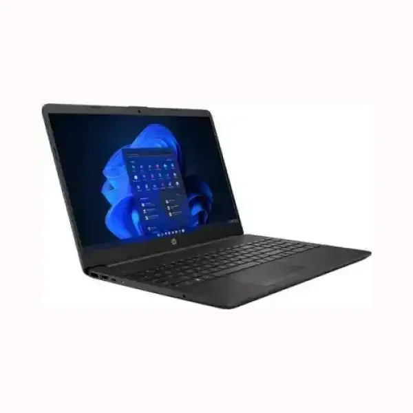 Notebook HP NB N4500 nero aperto con schermo acceso e tastiera visibile