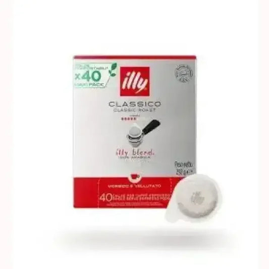 Confezione di 40 cialde Illy Classico per macchina da caffè espresso