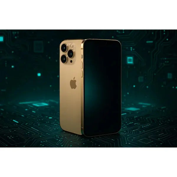 Image with electronic background insert Apple iPhone 13 Pro Max 512GB 6.7" Gold Refurbished Grade-A without writing