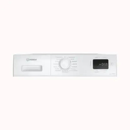 Pannello di controllo lavatrice INDESIT con display digitale e selettore programmi bianco