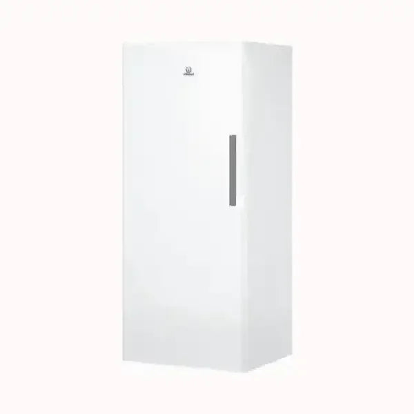 Congelatore verticale bianco INDESIT con maniglia integrata e design compatto per la casa